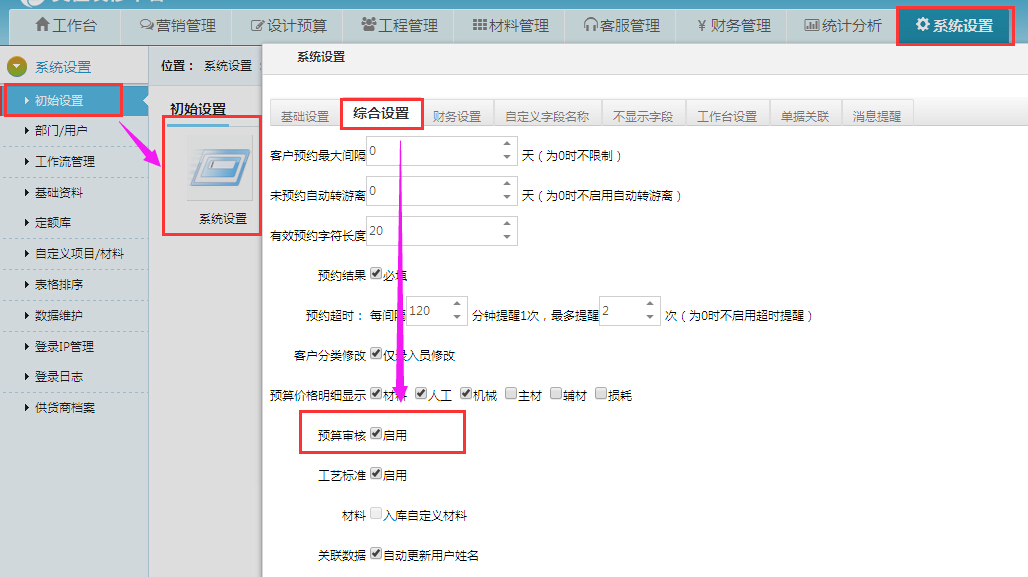 設(shè)計(jì)預(yù)算上線：預(yù)算審核
