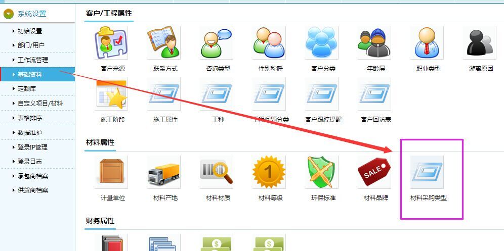 裝飾材料采購(gòu)類型維護(hù)