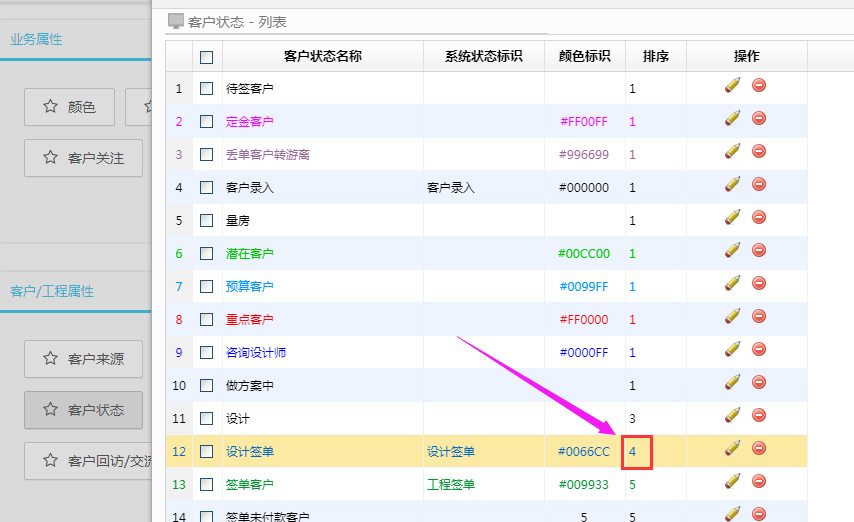 客戶狀態(tài)增加設計簽單，設計簽單后的客戶不再判斷自動轉(zhuǎn)游離